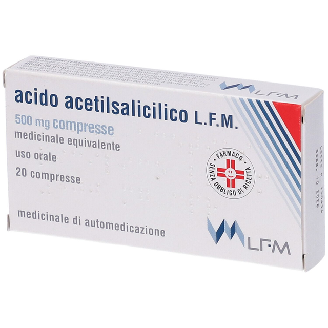 acido-acetilsalicilico-lfm-20-cpr-500-mg