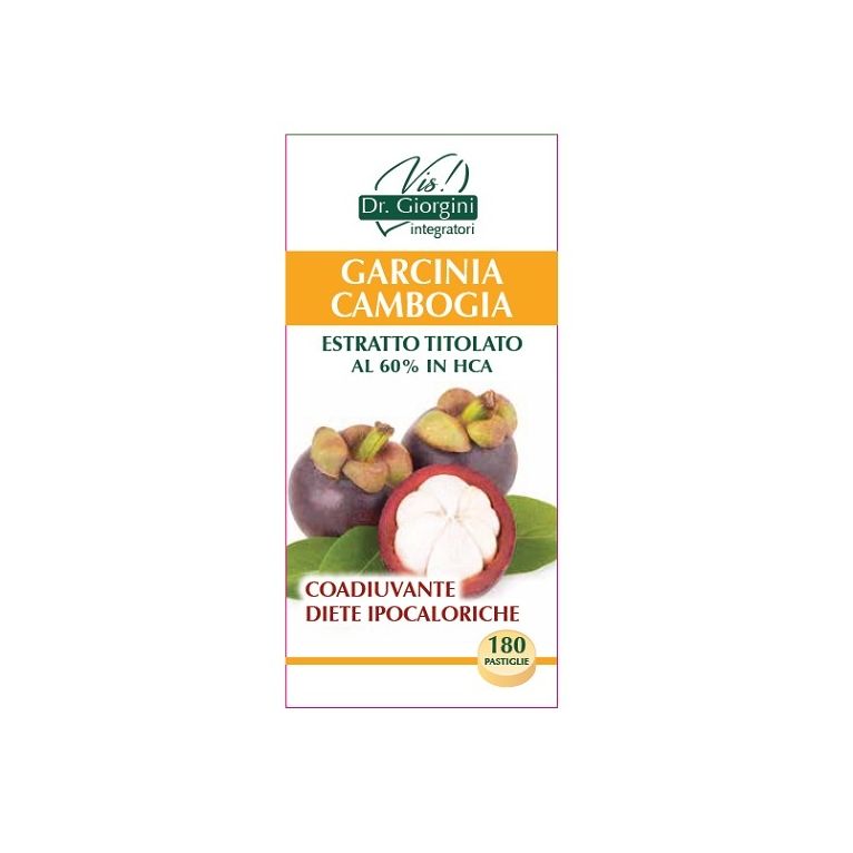 garcinia cambogia estratto titolato 60% hca 180 pastiglie