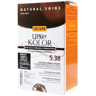 GUAM UPKER KOLOR TINTA CAPELLI 5,38 CASTANO AMBRA CHIARO CONALGA UNDARIA PINNATIFIDA