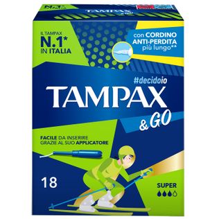 TAMPAX &GO SUPER 18 PEZZI