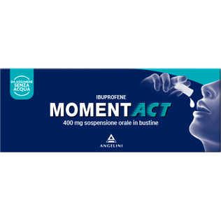 MOMENTACT orale sosp 8 bust 400 mg