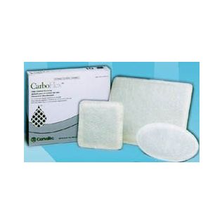 MEDICAZIONE NON ADESIVA STERILE COMPOSTA DA UNO STRATO ASSORBENTE IN FIBRA DI ALGINATO 1 STRATO DI CARBONE ATTIVO TRA 2STRATI DI ACRILATO METILETILENE CARBOFLEX 10X10CM 10 PEZZI