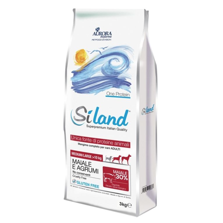 siland adult medium/large maiale/agrumi 3 kg