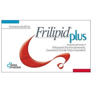 FRILIPID PLUS 30 COMPRESSE DA 650 MG SENZA GLUTINE NATURALMENTE PRIVO DI LATTOSIO