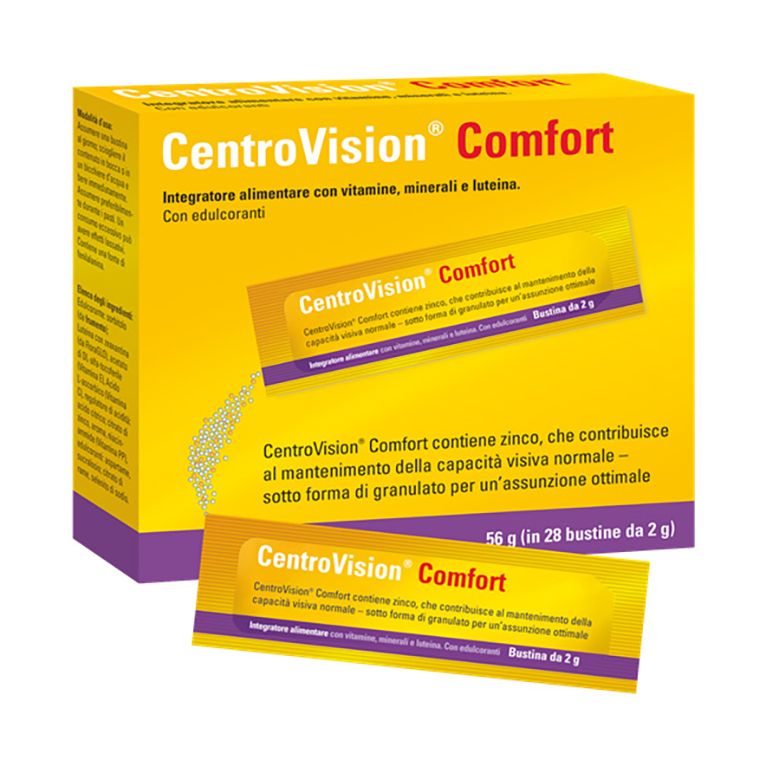 centrovision comfort 28 bustine gusto arancia