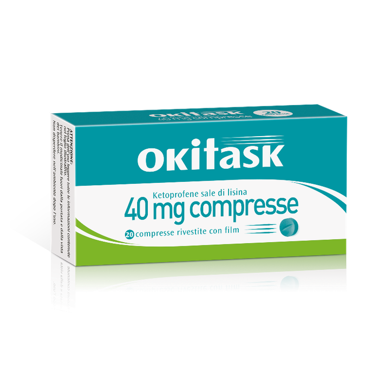 okitask 20 cpr riv 40 mg