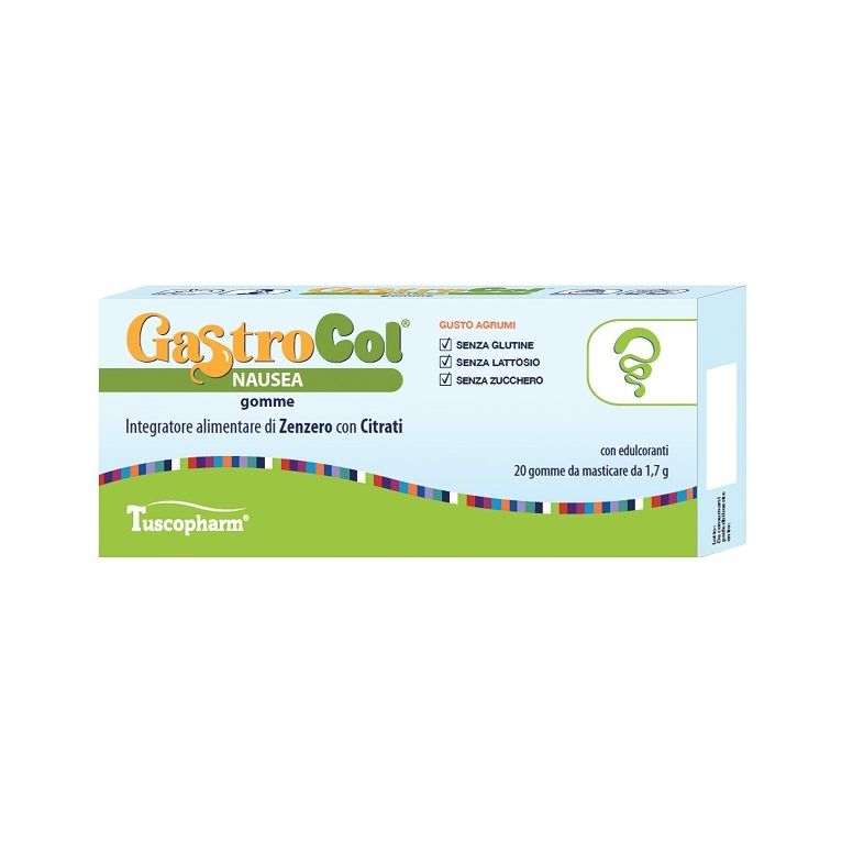 gastrocol nausea gomme gusto agrumi 34 g