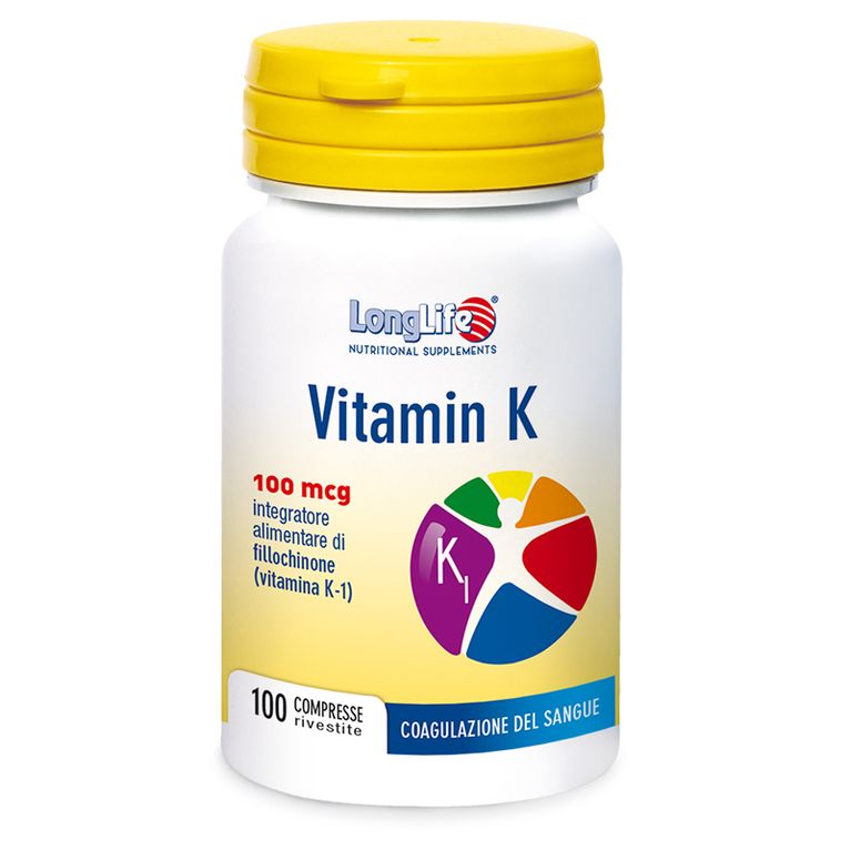 longlife vitamin k 100mcg 100 compresse rivestite