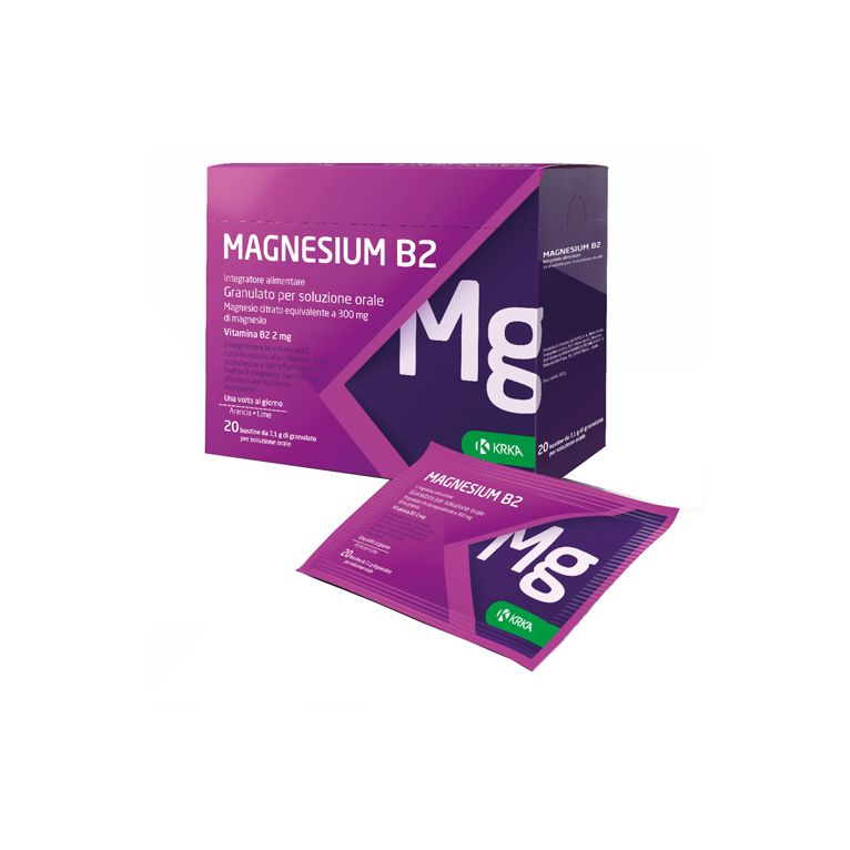 magnesium b2 300/2mg 20 bustine