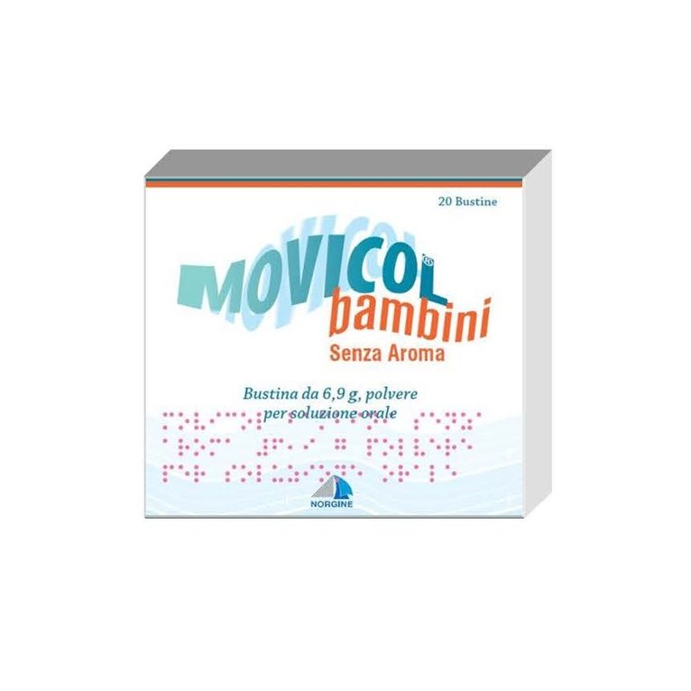 movicol bb 20 bust polv orale 6,9 g senza aroma