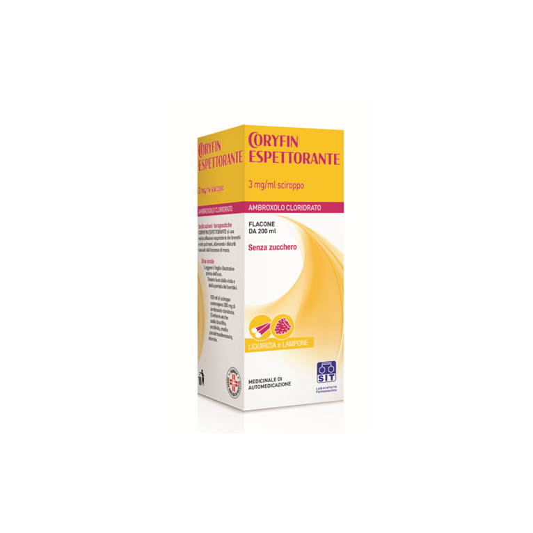 coryfin tosse espettorante scir 200 ml 3 mg/ml