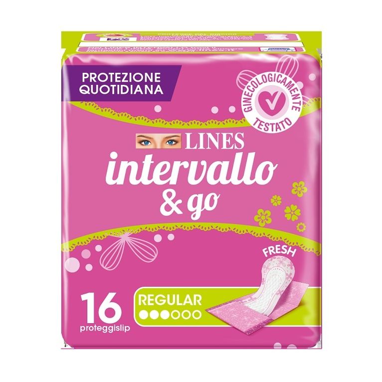 proteggislip lines intervallo fresh&go ripiegati 16 pezzi
