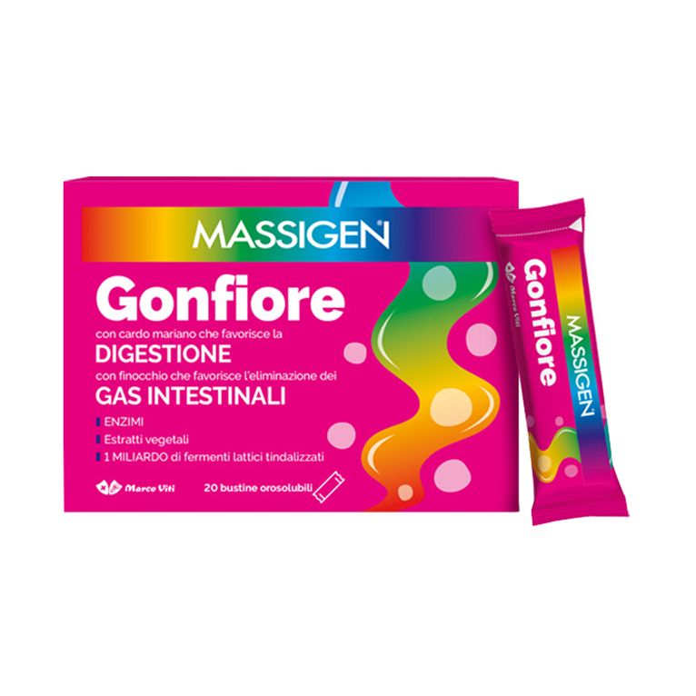 massigen gonfiore 20 bustine orosolubili