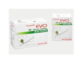 STRISCE MISURAZIONE GLICEMIA LINEA D EVO 25 PEZZI