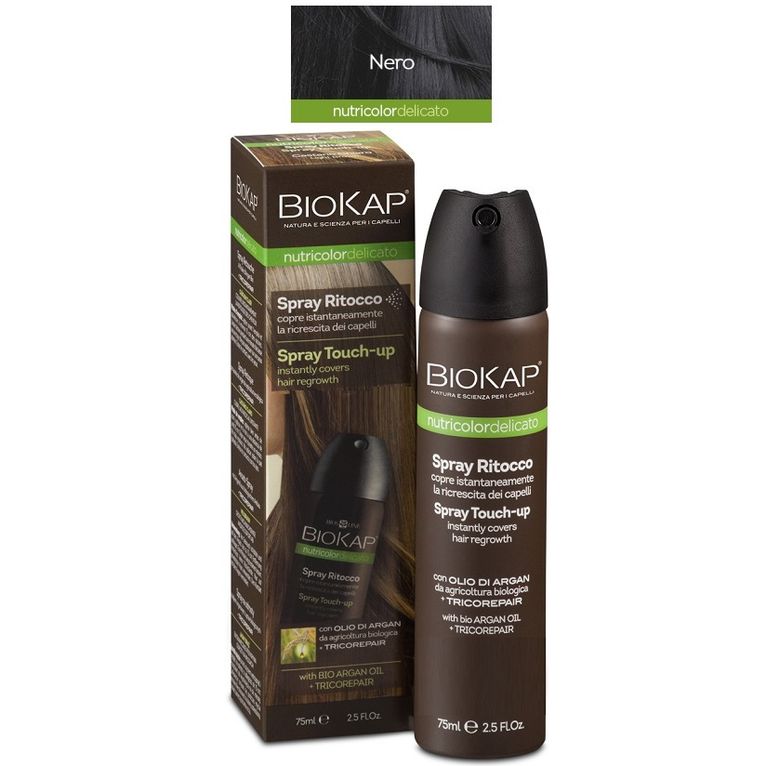 bios line biokap nutricdel spray ritocco nero 75 ml