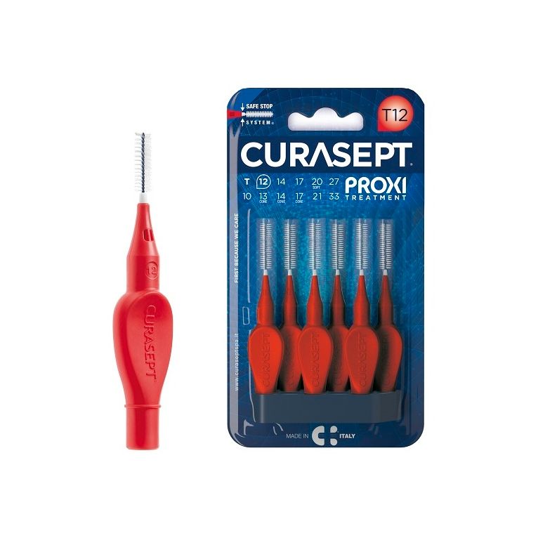 curasept proxi t12 rosso/red 6 pezzi