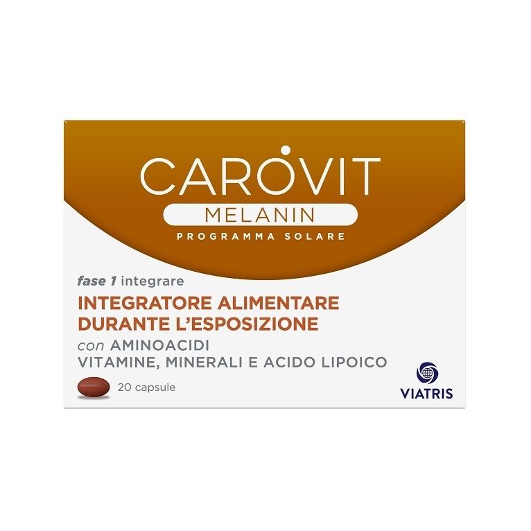 carovit melanin programma solare 20 capsule