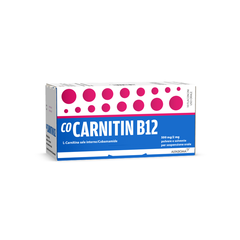 cocarnitin b12 orale sosp 10 flaconcini 10 ml 500 mg + 2 mg