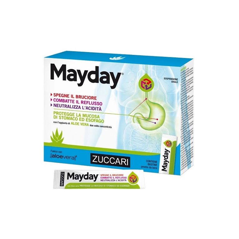 mayday sospensione per uso orale alla menta 12 bustine 10 ml