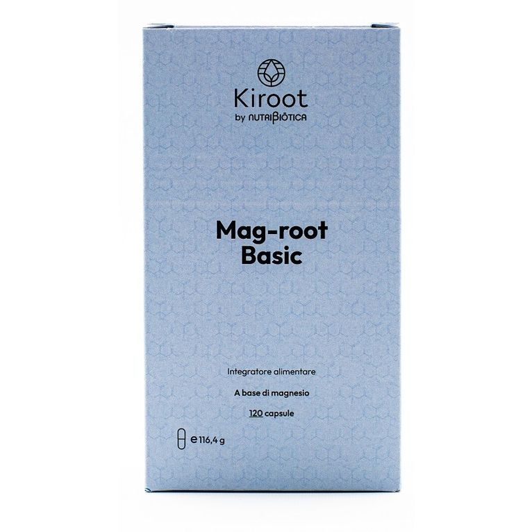 kiroot by nutribiotica mag root basic 120 capsule senza glutine senza lattosio