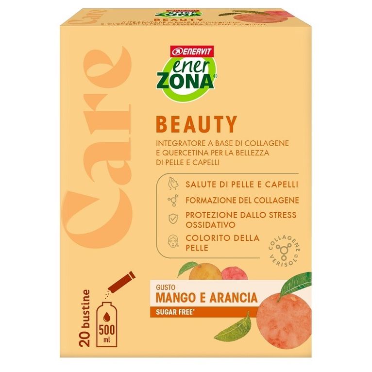 enerzona care beauty mango e arancia 20 bustine