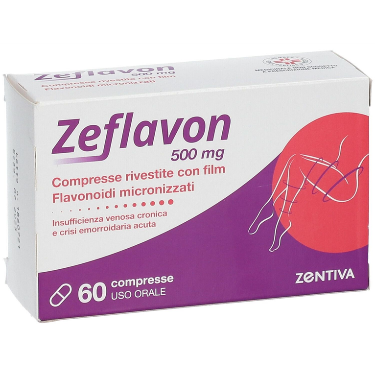 zeflavon 60 cpr riv 500 mg