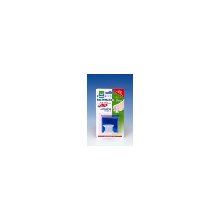 raddrizza alluce in gel di silicone bianco semitrasparente sregamento fra il primo e il secondo dito igienepiede 1 pezzo