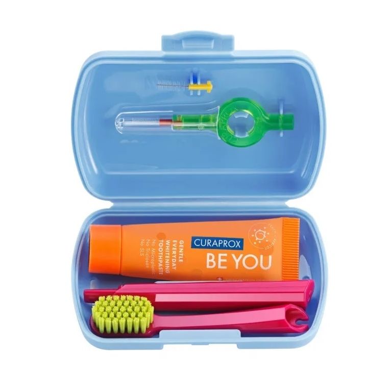 curaprox travel set blue