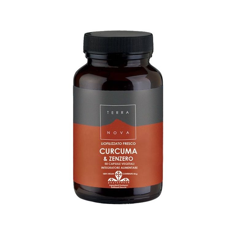 terranova curcuma 400mg/zenzero 200mg 50 capsule
