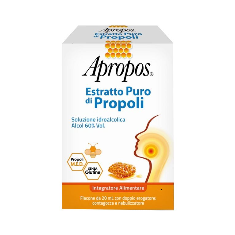 apropos estratto puro di propoli spray+contagocce 20 ml