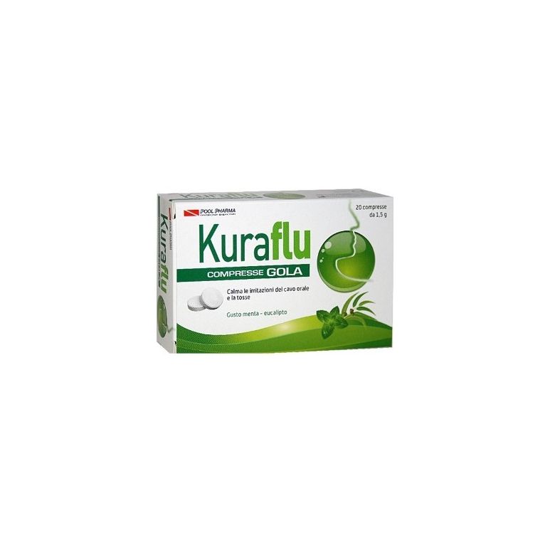 kuraflu gola eucalipto 20 compresse 1,5 g