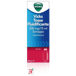 VICKS TOSSE FLUIDIFICANTE scir 180 ml 200 mg/15 ml