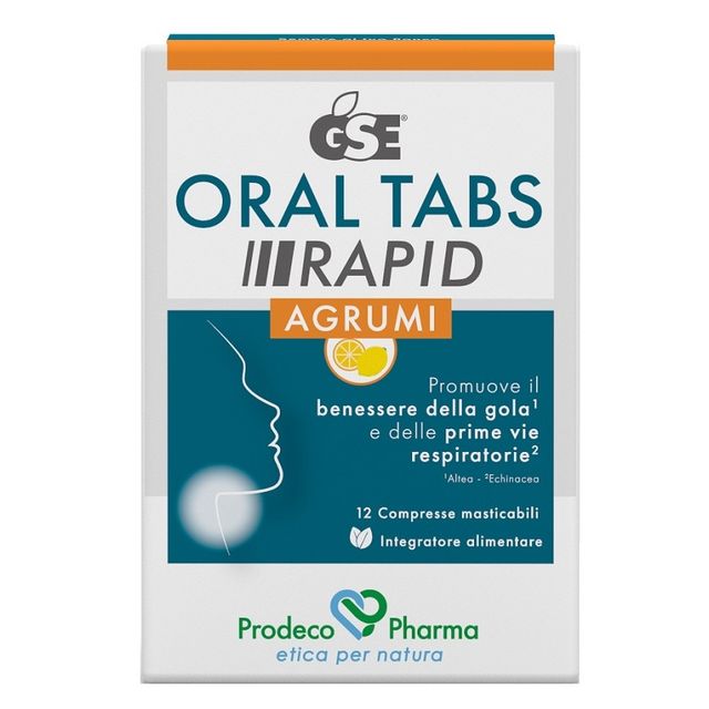 gse-oral-tabs-rapid-agrumi-12-compresse-masticabili