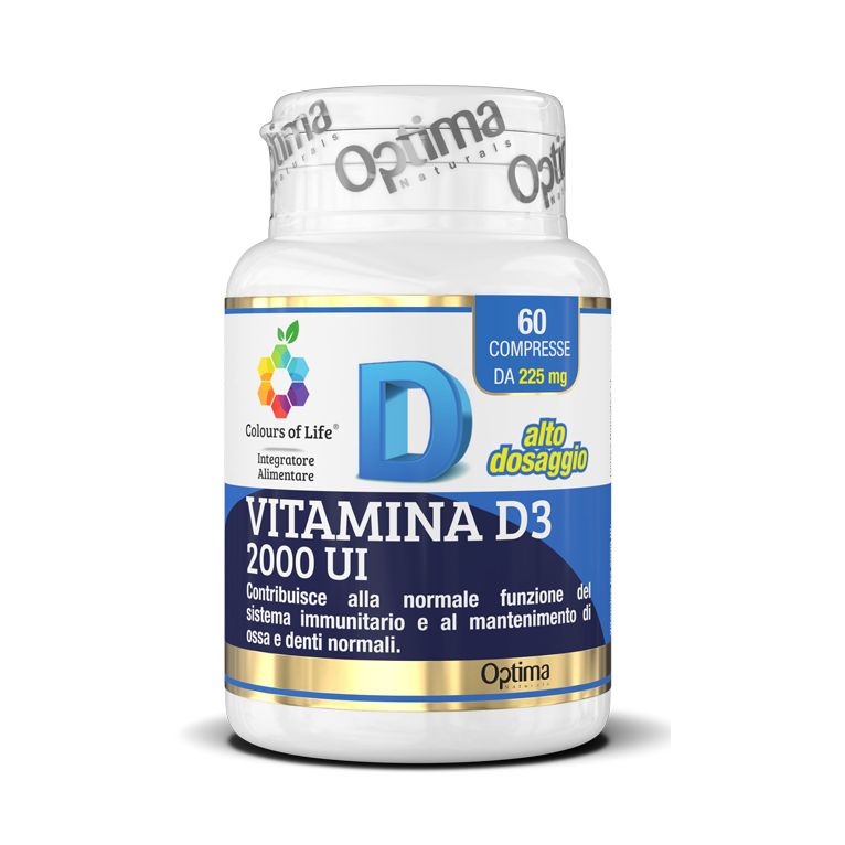 colours of life vitamina d3 2000 ui 60 compresse