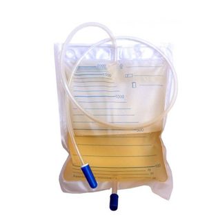 SACCA DA LETTO PER RACCOLTA URINA DA 2 LITRI CON SCARICO TUBO 130 CM 10 PEZZI