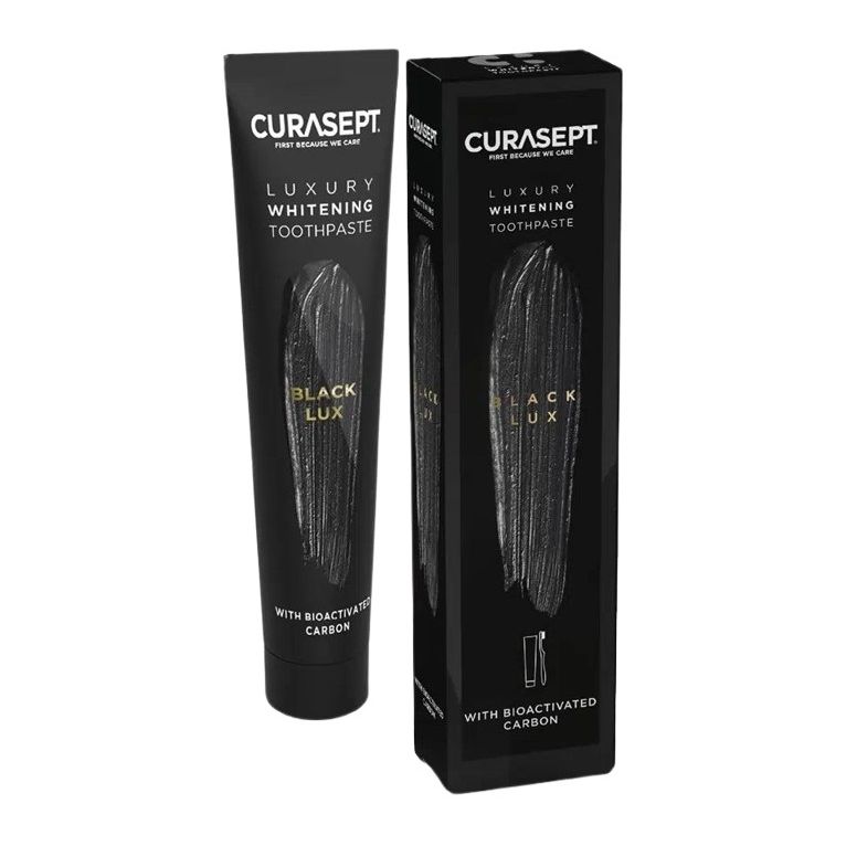 curasept black luxury whitening dentifricio 75 ml