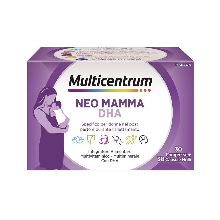 multicentrum neo mamma dha 30 compresse + 30 capsule molli
