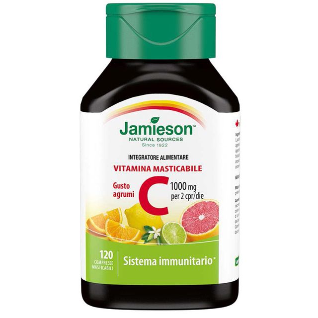 jamieson-vitamina-c-1000-masticabile-agrumi-120-compresse