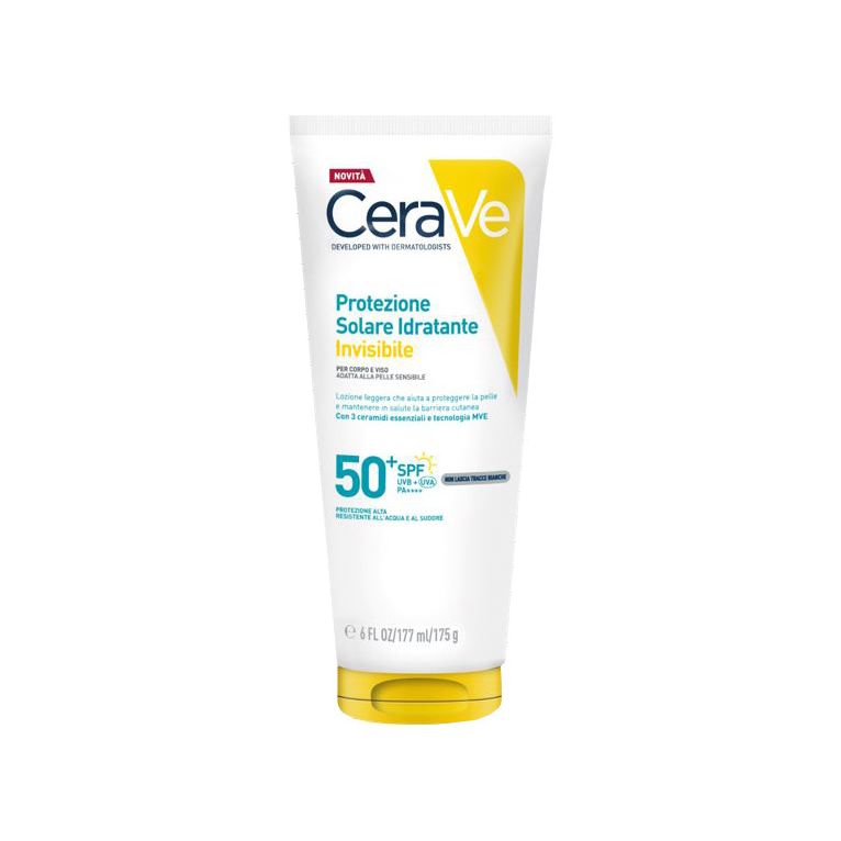 cerave protezione solare idratante invisibile spf50+ 177 ml