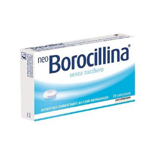 NEOBOROCILLINA 20 pastiglie 1,2 mg + 20 mg senza zucchero