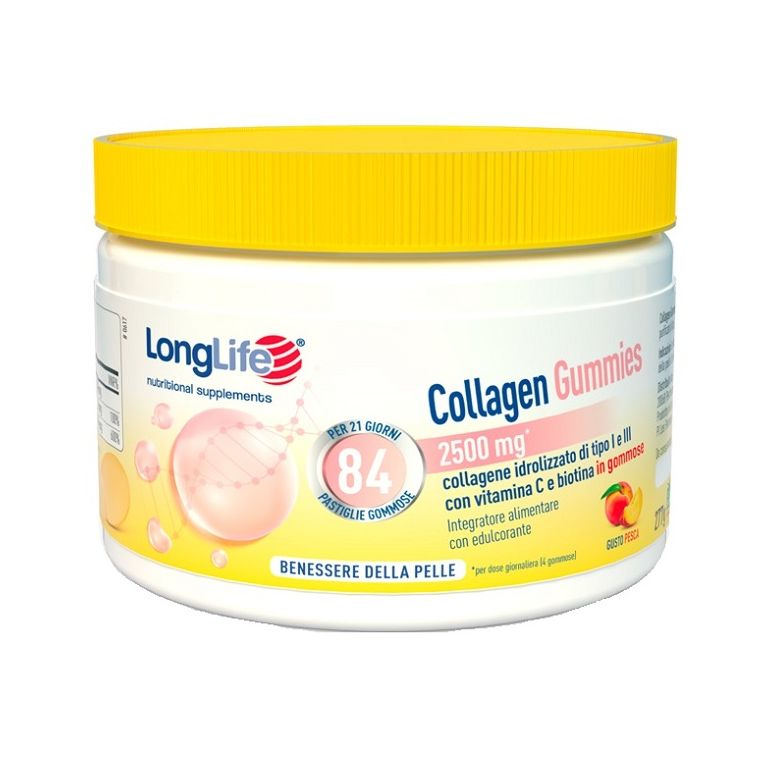 longlife collagen gummies 625mg 84 gommose