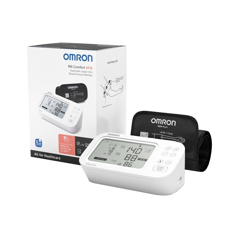 sfigmomanometro da braccio omron m6 comfort afib