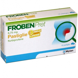 FROBENPRET 16 pastiglie 8,75 mg limone miele