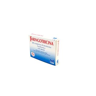FARINGOTRICINA 20 cpr orodispers 2,5 mg