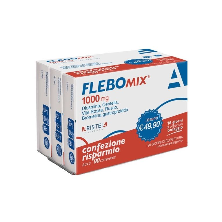 flebomix 1000 mg 90 compresse tri-pack