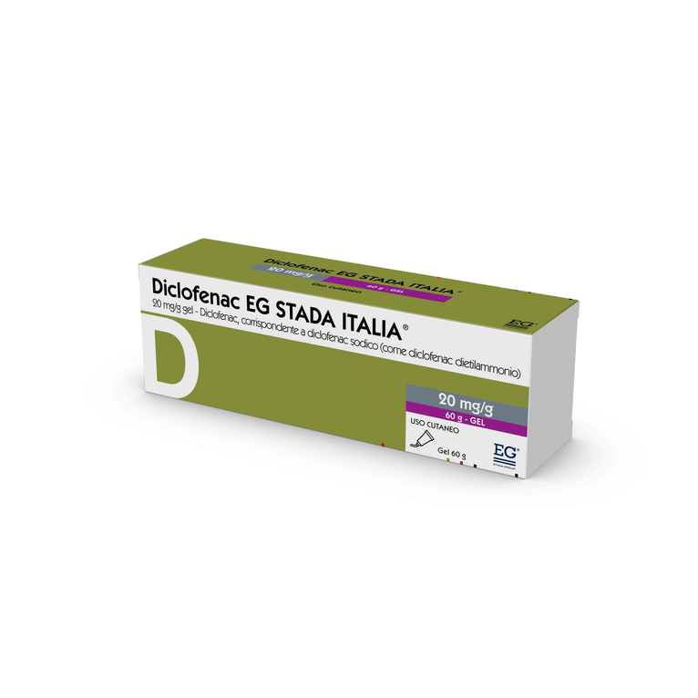 diclofenac (eg stada italia) gel 60 g 20 mg/g
