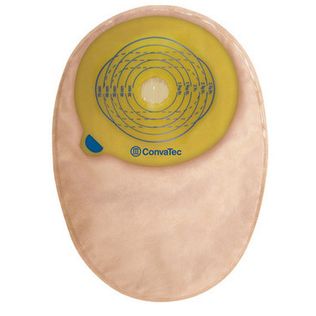 SACCA PER COLOSTOMIA ESTEEM+ FONDO CHIUSO PRETAGLIATO 35 MMCON FINESTRA STANDARD 30 PEZZI