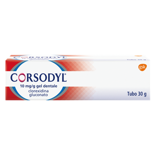 CORSODYL gel dentale tubo 30 g 1 g/100 g
