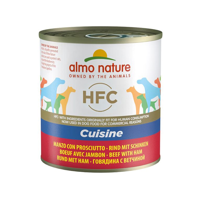 almo nature manzo prosciutto 290 g.