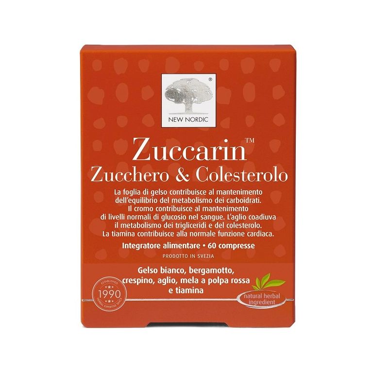zuccarin zucchero & colesterolo 60 compresse